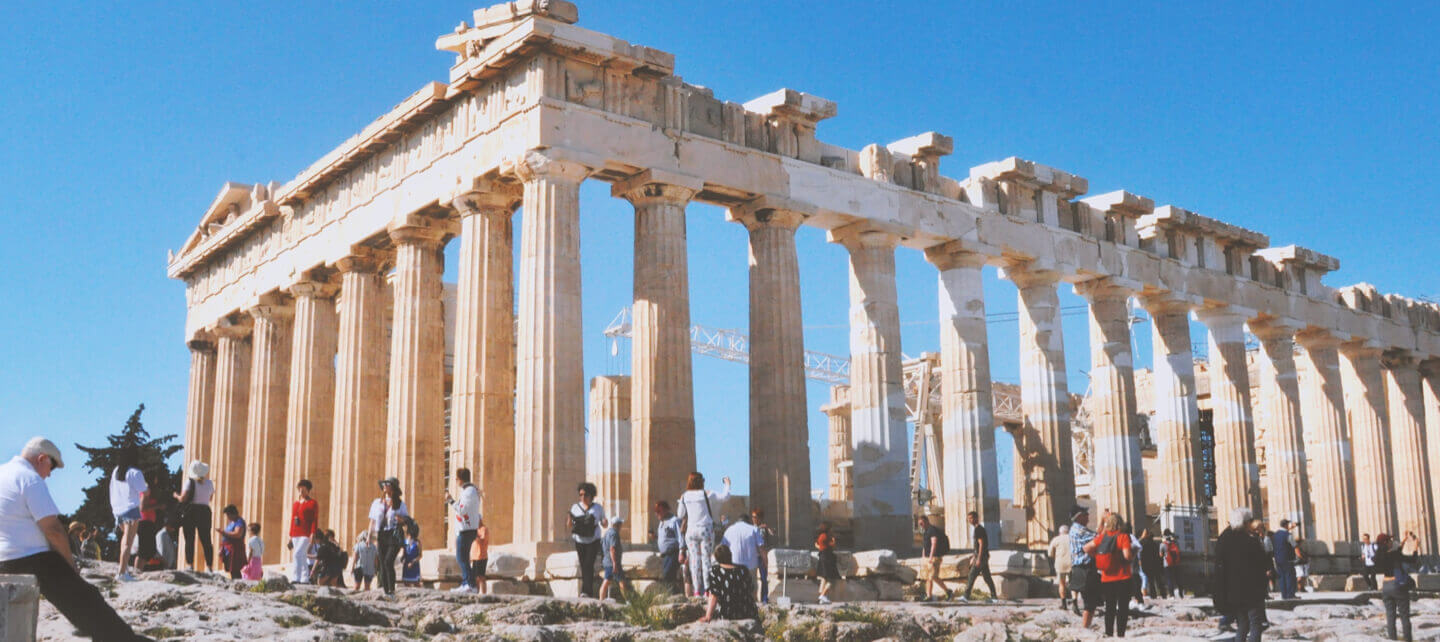 Greek architecture, demonstrating possibilities with Study Abroad program
